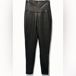 Zenana Black High Waisted Faux Leather Leggings - Size Small - NWOT